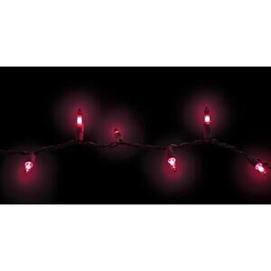 Seasonal Halloween Mini String Lights 20 Purple Bulbs 5 Ft Indoor Wreaths Crafts